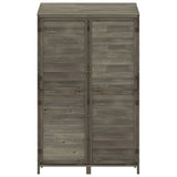Garden Shed Anthracite 102x52x174.5 cm Solid Wood Fir 152192