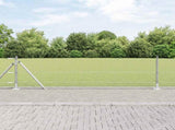 Welded Wire Fence with Concrete Base 25 x 0.4 m 3353782