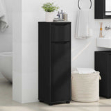 Bathroom Cabinet Black 30.5 x 30 x 101 cm Engineered Wood 888738