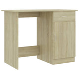 Desk Sonoma Oak 100x50x76 cm Engineered Wood 801083
