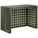 Air Conditioner Cover Olive Green 100 x 50 x 70 cm Steel 8014132