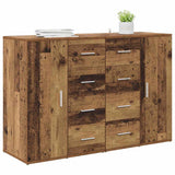 Sideboards with Drawer Corona 2 pcs Old Wood 59 x 39 x 80 cm 3402806