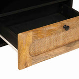 TV Cabinet with Drawer Brown 80 x 33 x 46 cm Solid Mango Wood 4018061