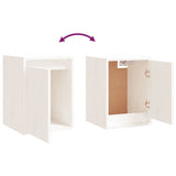 TV Cabinets 5 pcs White Solid Wood Pine 3100270