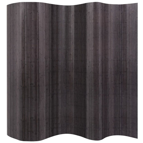 ZNTS Room Divider Bamboo Grey 250x165 cm 244611