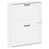 Wall-Mounted Shoe Cabinet UTRECHT 71 x 17 x 86 cm White 897735