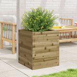 Garden Planter 40x40x46 cm Impregnated Wood Pine 3282403