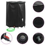 Water Tank with Tap Foldable 750 L PVC 155992