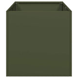 Planter Olive Green 40x80x40 cm Cold-rolled Steel 860734