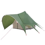 Teepee Tent 5-Person Green and Grey 415 x 415 x 247 cm 42004011