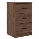 Bedside Cabinet Brown oak 38 x 38 x 66 cm Engineered wood 883381