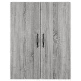 Highboard Grey Sonoma 69,5x34x180 cm Engineered Wood 3198087