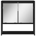 Bathroom Furniture Set with Storage 2 pcs Black 60 x 30 x 60 cm 3334321