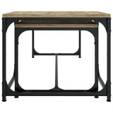 ZNTS Coffee Tables 2 pcs Sonoma Oak Engineered Wood 823338
