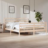 Bed Frame without Mattress Solid Wood Pine 200x200 cm 3105026