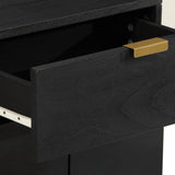 Bedside Cabinet Black 50x33x60 cm Engineered Wood 4017659
