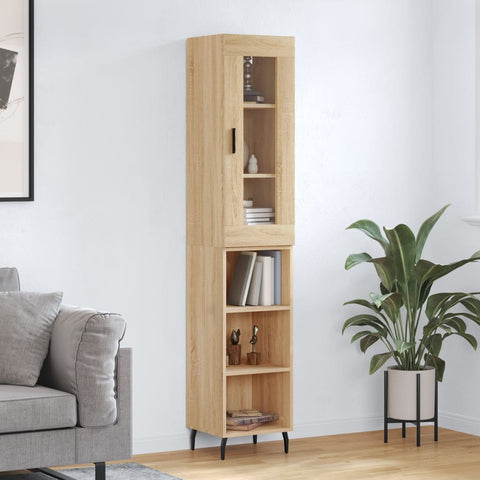 Highboard Sonoma Oak 34.5x34x180 cm Engineered Wood 3199380