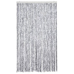 Insect Curtain White and Grey 118x220 cm Chenille 315134