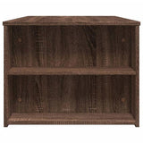 Coffee Table Brown Oak 102x55x42 cm Engineered Wood 831860