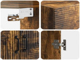 Wall-Mounted Cabinet Smoked Oak 66 x 34.5 x 90 cm 898570