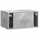 Wall-Mounted TV Cabinet 59.5 x 41 x 30 cm Concrete Grey 899188
