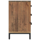 Bedside Cabinet Brown 36x30x54 cm Solid Pinewood 349913