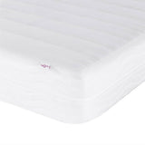 Bed with Mattress "Dover" Black and White Single Faux Leather 3208491