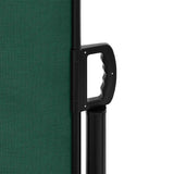 Retractable Side Awning Dark Green 220x600 cm 4004575