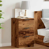 Bedside Cabinets 2 pcs Old Wood 40x36x65 cm Engineered Wood 856933