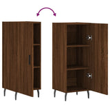 Sideboard Brown Oak 34.5x34x90 cm Engineered Wood 828563