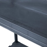 Storage Shelf Rack Black 125 kg 60x30x180 cm Plastic 45674