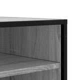 Shoe Bench Grey Sonoma 84x40x53.5 cm Engineered Wood and Metal 849232