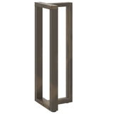Bar Table Legs T-Shaped 2 pcs Black 40x35x cm Steel 4013099
