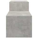 Shoe Cabinet Concrete Grey 150x35x45 cm Engineered Wood 816916