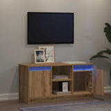 TV Units Brown 100 x 34 x 50 cm Engineered wood 873916