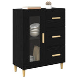 Sideboard Black Oak 69.5 x 34 x 90 cm Engineered Wood 880835