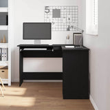 Corner Desk Black Oak 120 x 140 x 75 cm Engineered Wood 862450