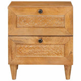 Bedside Cabinet 2 pcs Light Brown 40 x 33 x 46 cm 4018079