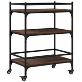 Kitchen Trolley Brown Oak 65x40x86.5 cm Engineered Wood 842400
