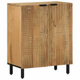 3 Piece Sideboards Brown 60x33x75 cm Solid Wood Mango 3310005