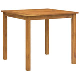 Garden Dining Set 3 pcs Black Solid Acacia Wood 3365511