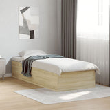 Bed Frame without Mattress Sonoma Oak 90x190 cm Single 3281065