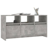 TV Cabinet Concrete Grey 102x37.5x52.5 cm Engineered Wood 809804