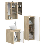 Bathroom Furniture Set 4 pcs Sonoma Oak 3407417
