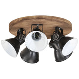 Ceiling Lamp 25 W Black 50x50x25 cm E27 371831