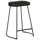 Bar Stools 2 pcs Black 45x40x62 cm Solid Wood Mango 4013528