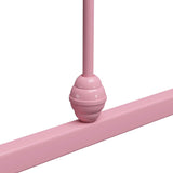 284512 Bed Frame without Mattress Pink Metal 120x200 cm