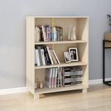 Book Cabinet HAMAR Honey Brown 85x35x112 cm Solid Wood Pine 340484