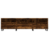 TV Cabinet Smoked Oak 150x30x44.5 cm Engineered Wood 831305