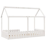 Kids' House Bed Frame without Mattress White 90x200 cm 850687